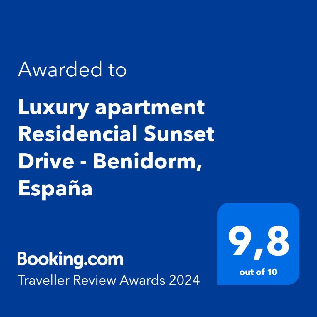 Luxury Apartment Residencial Sunset Drive - Benidorm, Espana Dış mekan fotoğraf